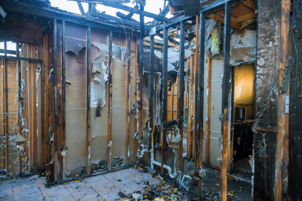 Professional Fire Damage Repair technician working in Platteville, CO